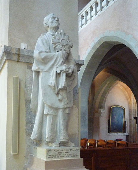 Statue of Peter Julian Eymard, Grenoble Cathedral.