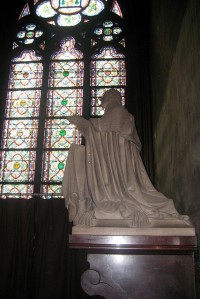 Statue of Archbishop Sibour, Chapelle Sainte-Madeleine, Cathédrale Notre-Dame de Paris.